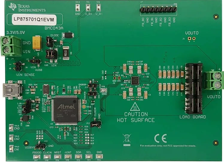 图表 - 德州仪器 LP875701Q1EVM评估模块