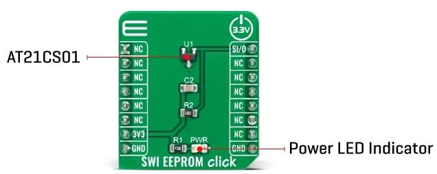 Mikroe SWI EEPROM Click