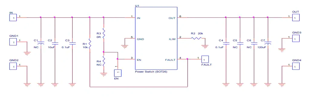 原理图 - 达尔科技 AP22653W6-EVM评估模块