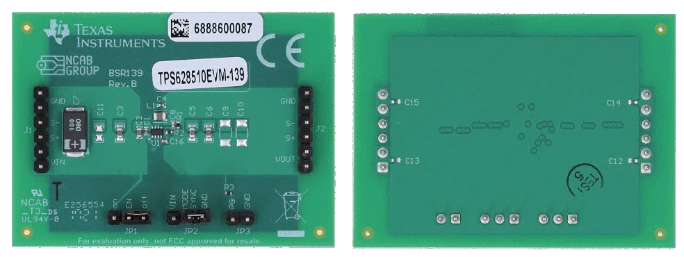 德州仪器 TPS62851xEVM-139转换器评估模块