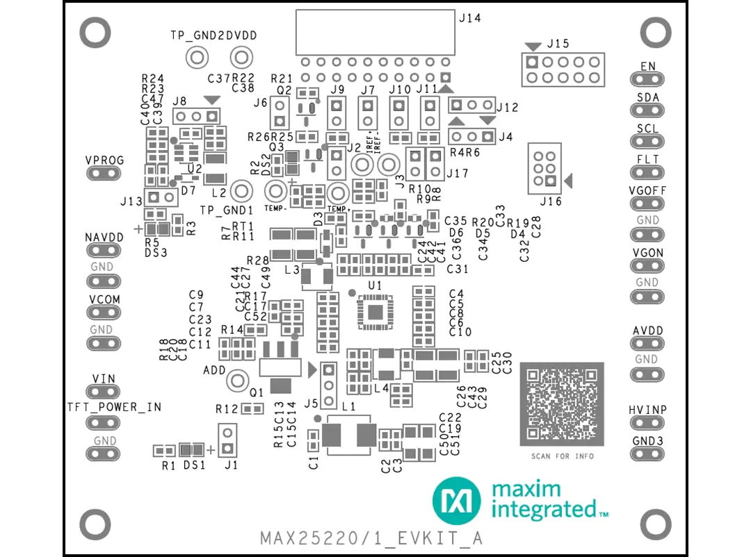 机械图纸 - 美信半导体 MAX25221EVKIT评估套件