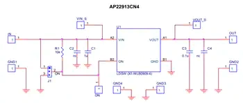 原理图 - 达尔科技 AP22913x-EVM评估板