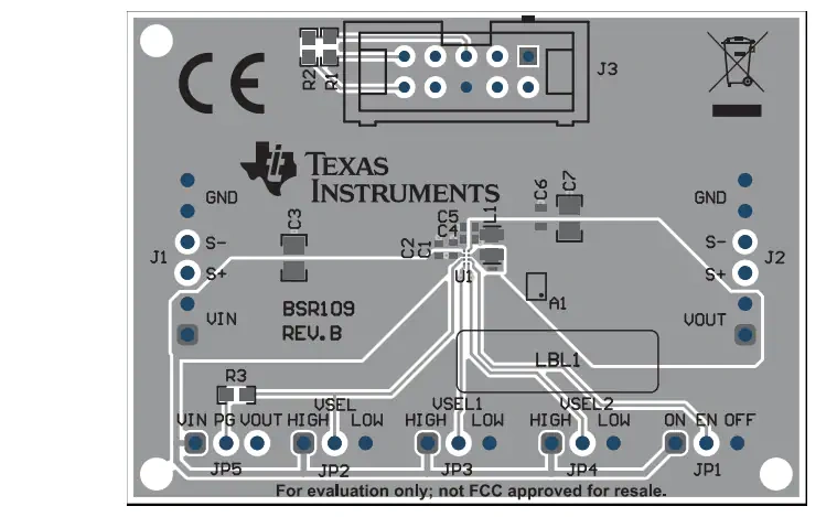 德州仪器 TPS62860xEVM-109评估模块