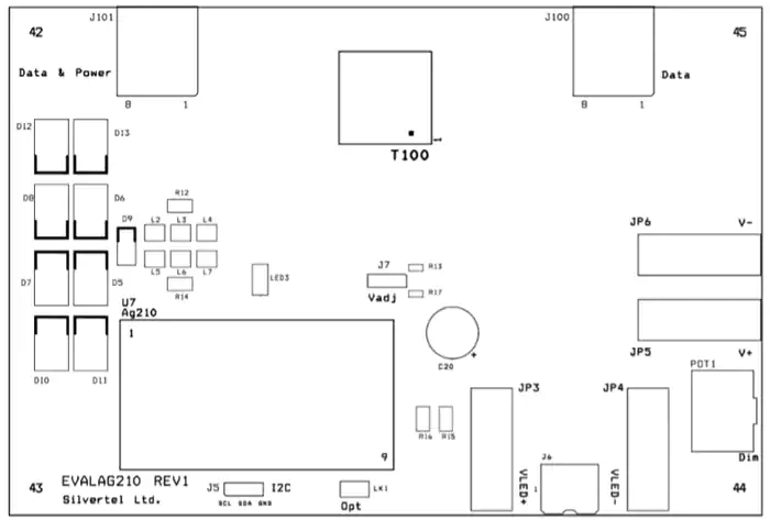 Silvertel EvalAg210 Evaluation Board