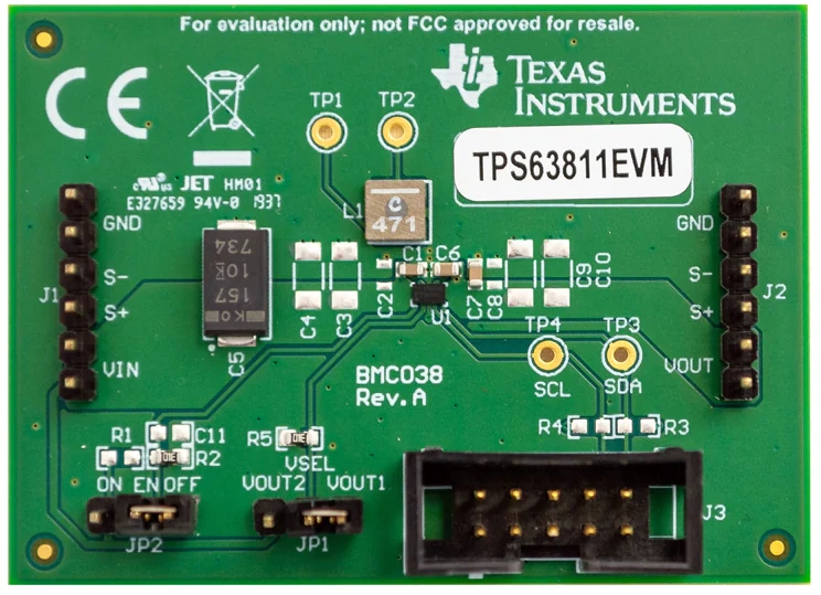 德州仪器 TPS6381xEVM评估模块