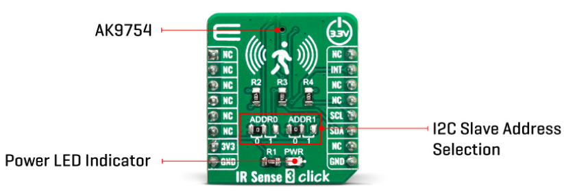 Mikroe MIKROE-3607 IR Sense 3 Click