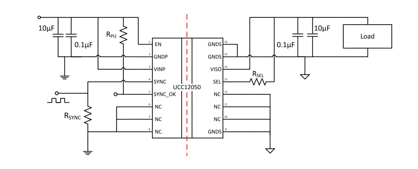 应用电路图 - 德州仪器 UCC12050EVM-022评估模块