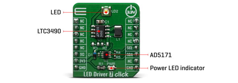 Mikroe LED Driver 7 Click