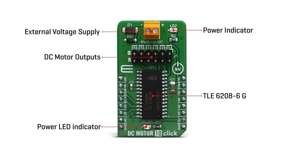 Mikroe DC Motor 10 Click