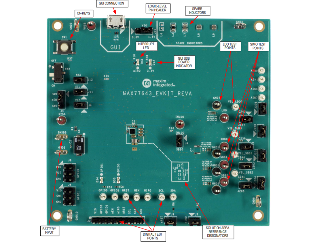 美信半导体 MAX77643EVKIT评估套件