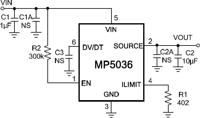 Schematic - 美国芯源系统(MPS) EV5036-J-00A Evaluation Board