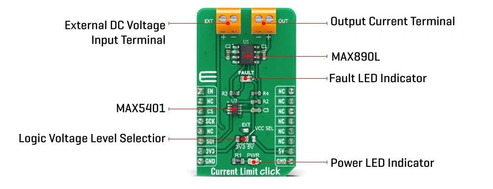 Mikroe Current Limit Click