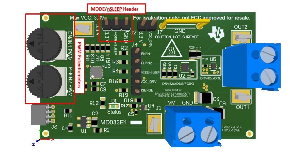 德州仪器 DRV821xEVM评估模块