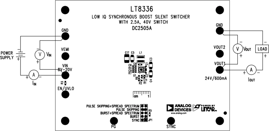 亚德诺半导体 DC2505A LT8336用演示电路