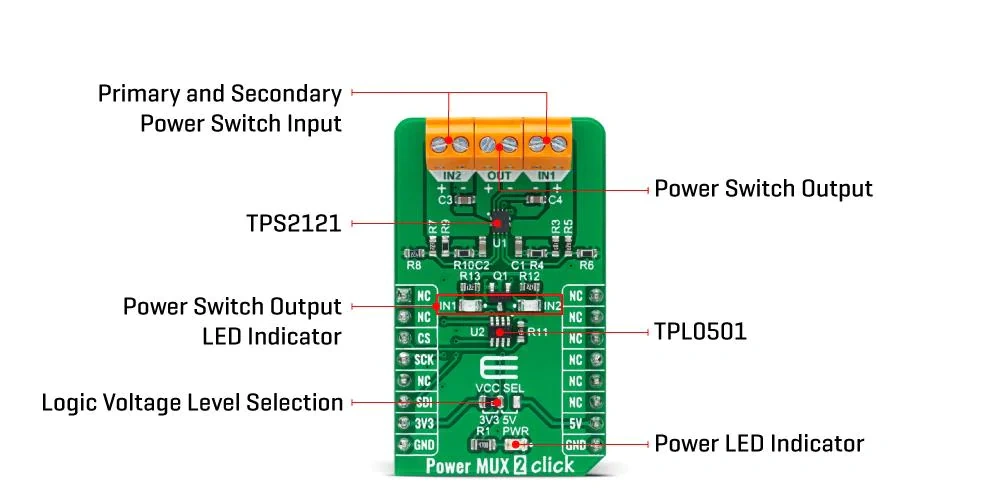 Mikroe Power MUX 2 Click