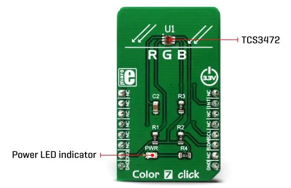 Mikroe MIKROE-3062 Color 7 click板