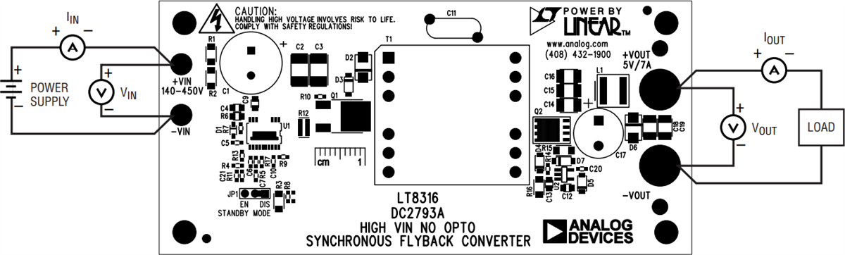机械图纸 - Analog Devices Inc. DC2793A演示电路板