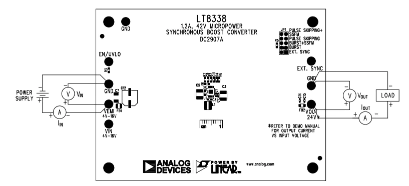 原理图 - Analog Devices Inc. DC1543B演示电路