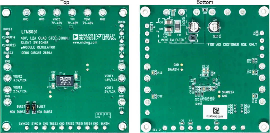 Analog Devices Inc. LTM8051演示板 (DC2860A)