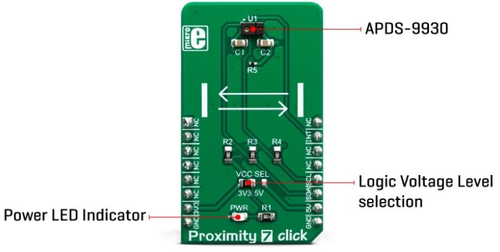 Mikroe MIKROE-3330 Proximity 7 Click