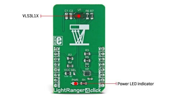 Mikroe MIKROE-3176 LightRanger 4 Click板