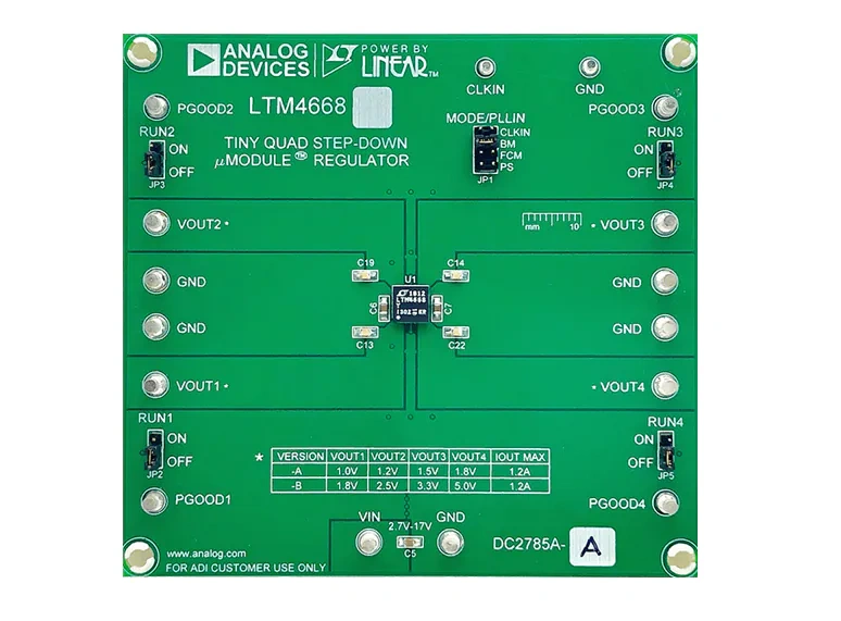 Analog Devices Inc. 用于LTM4668的DC2785A-A演示板