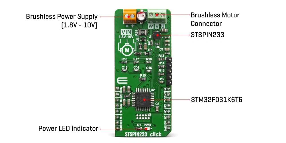 Mikroe STSPIN233 Click