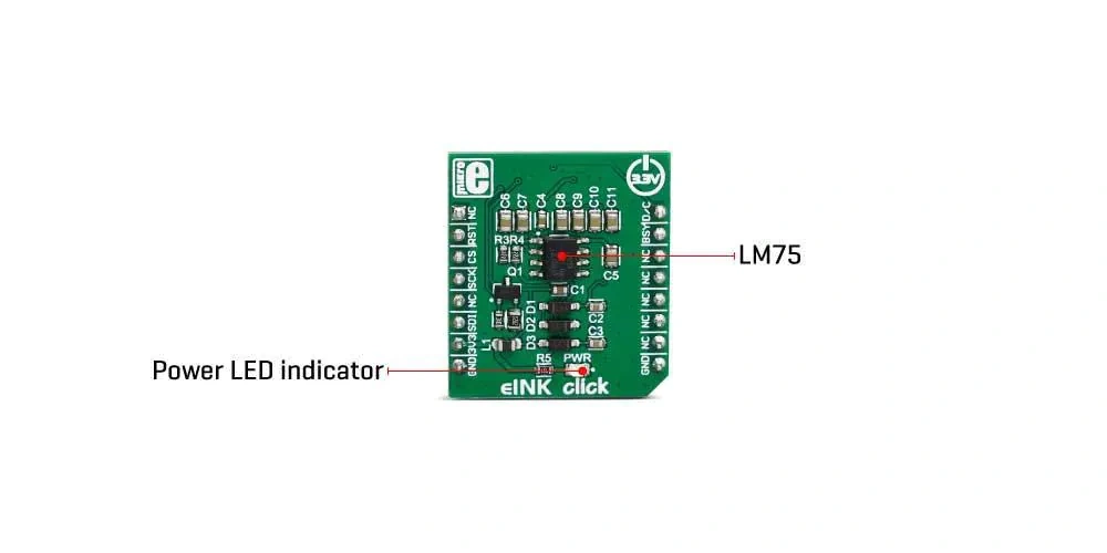Mikroe MIKROE-3683 eINK Click without Dispay