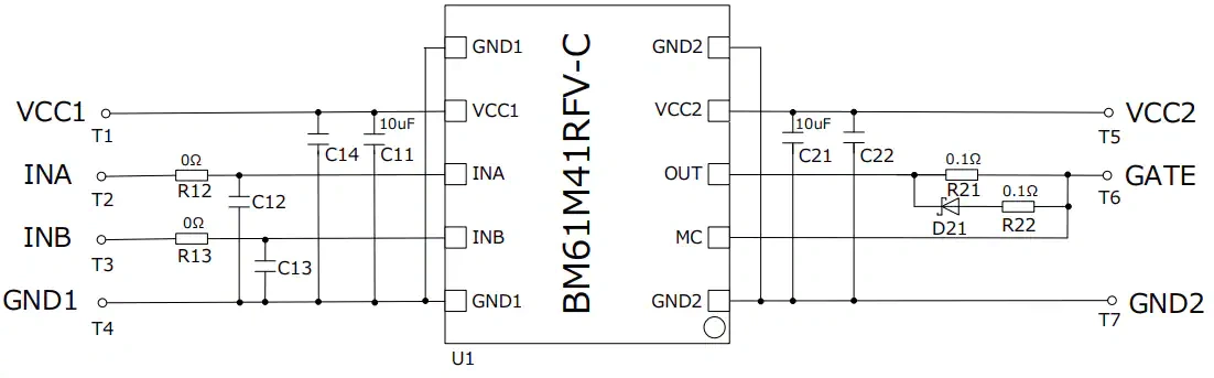 Schematic - 罗姆半导体 BM61M41RFV-EVK001 Evaluation Board