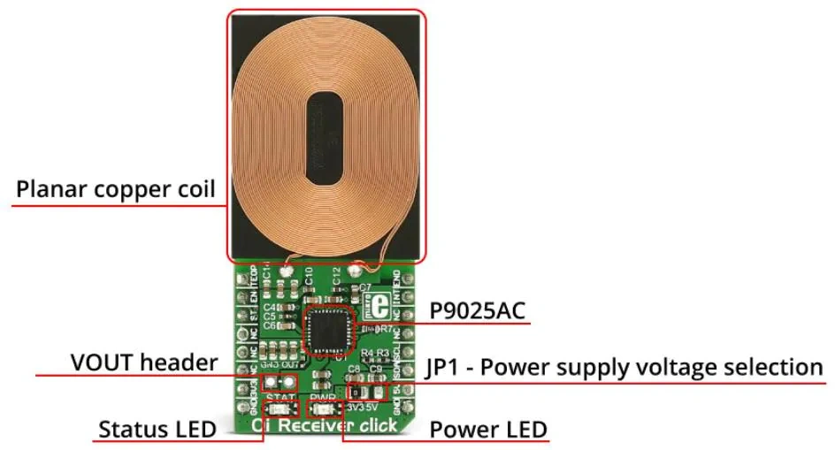 Mikroe Qi Receiver click