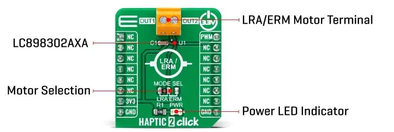 Mikroe HAPTIC 2 Click