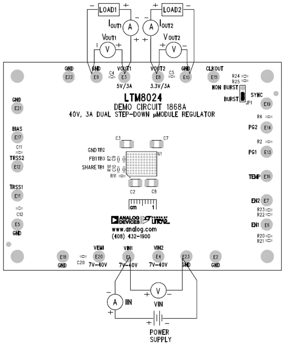 图表 - Analog Devices Inc. DC1868A演示电路