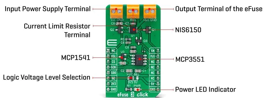 Mikroe eFuse 3 Click