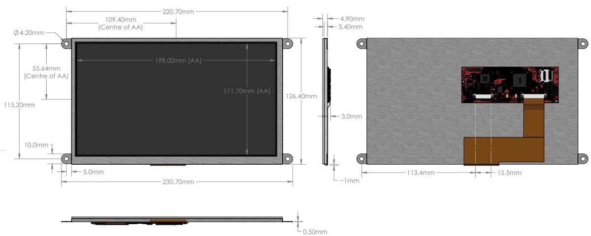 Mechanical Drawing - 4D Systems 9