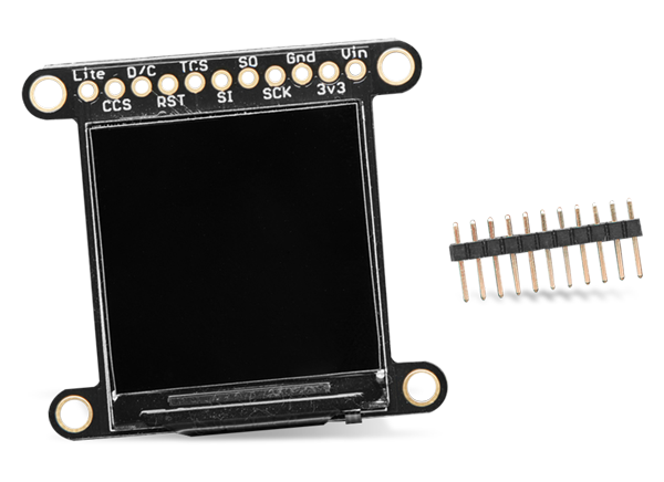 Adafruit 1.3英寸240x240广角TFT液晶显示器，带MicroSD