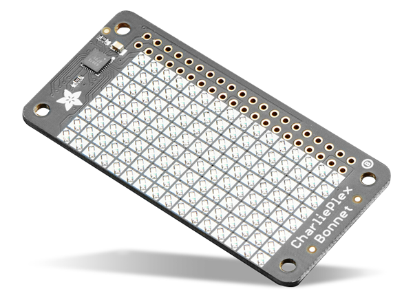 Adafruit CharliePlex LED矩阵显示屏发动机罩