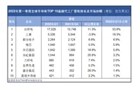 2022Q1全球晶圆代工厂TOP10营收排名 大陆三巨头超10%!