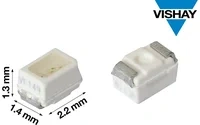 Vishay推出MiniLED封装高亮度小型蓝色和纯绿色LED