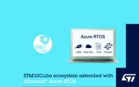 意法半导体STM32全系产品部署Microsoft® Azure RTOS开发包
