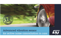 意法半导体新推出振动传感器 打造更安静的电动汽车车舱