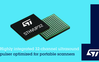 意法半导体ST发布高集成度32通道超声波发射器