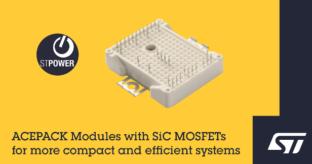 意法半导体发布两款灵活多用的电源模块，简化SiC逆变器设计