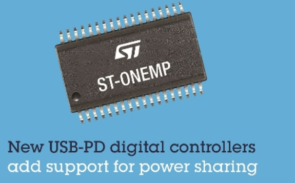 意法半导体ST-ONEMP数字控制器简化高能效双端口USB-PD适配器设计