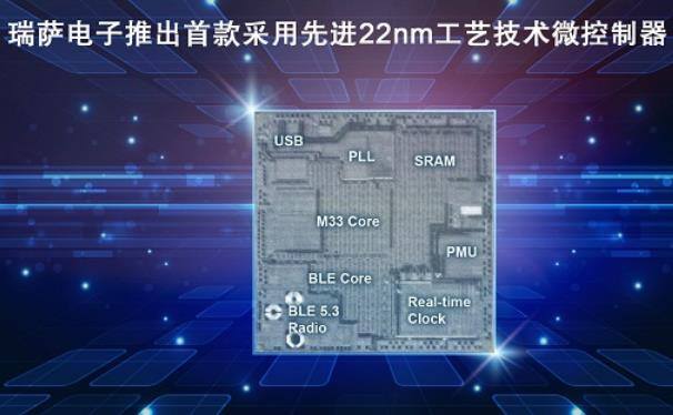 瑞萨电子发布首款基于 22 纳米工艺的微控制器