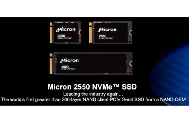 Micron美光200层NAND客户端SSD正式出货