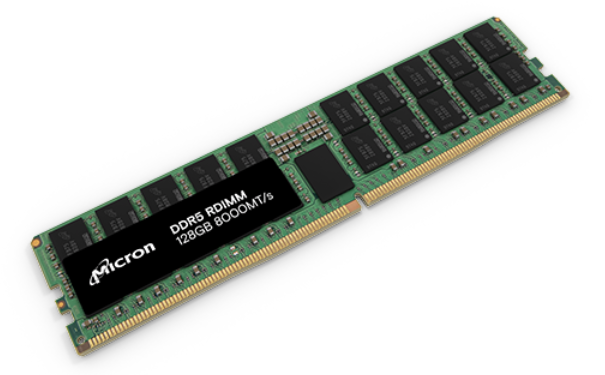 美光发布32Gb单裸片 128GB DDR5 RDIMM 内存