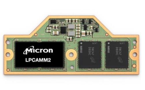 美光推出LPCAMM2内存模块 速率可达 9600MT/s